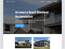 Tablet Screenshot of beachaway.com.au